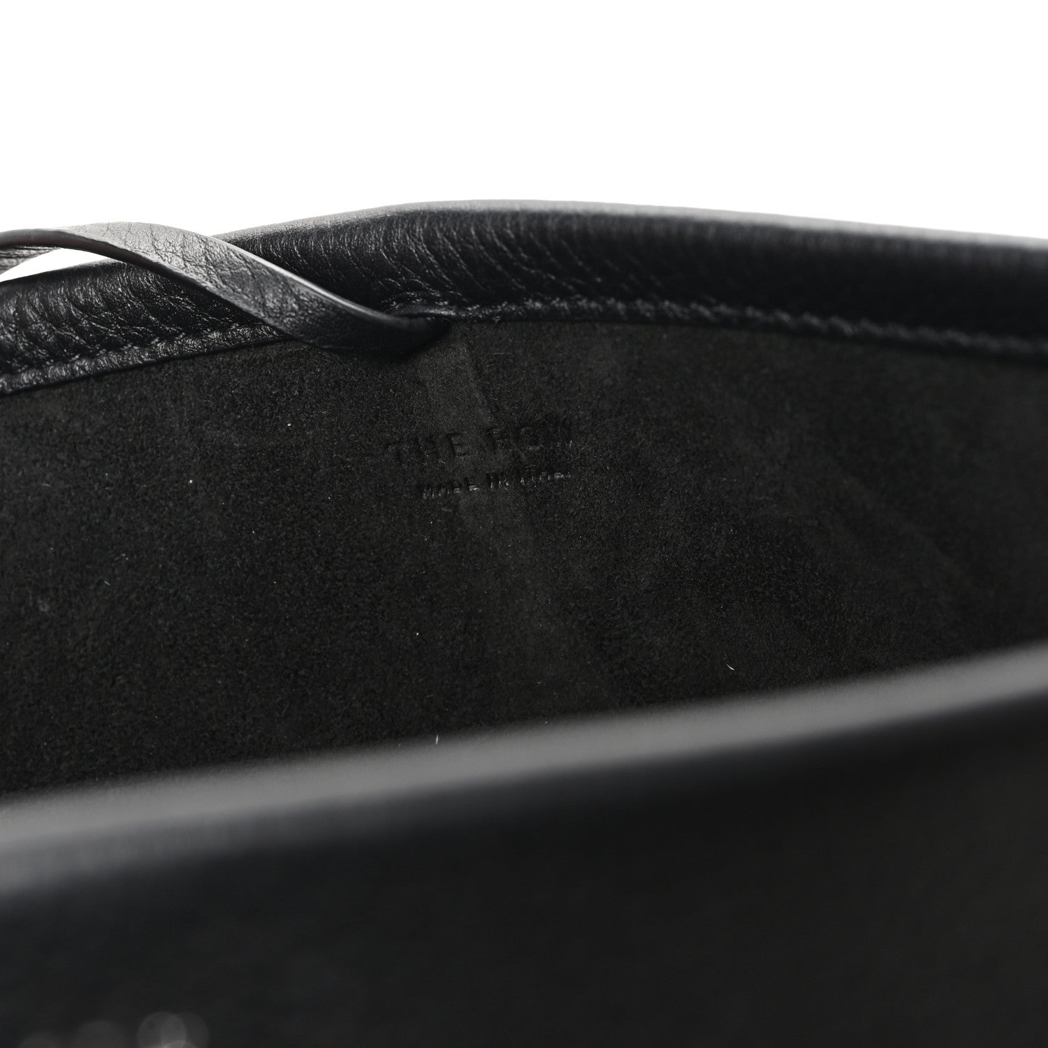 The Row Grained Calfskin Small N/S Park Tote Black 6 of 9
