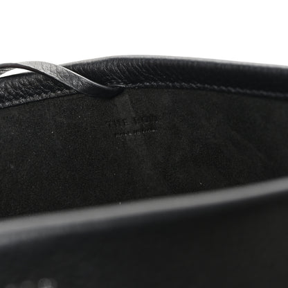 The Row Grained Calfskin Small N/S Park Tote Black 6 of 9