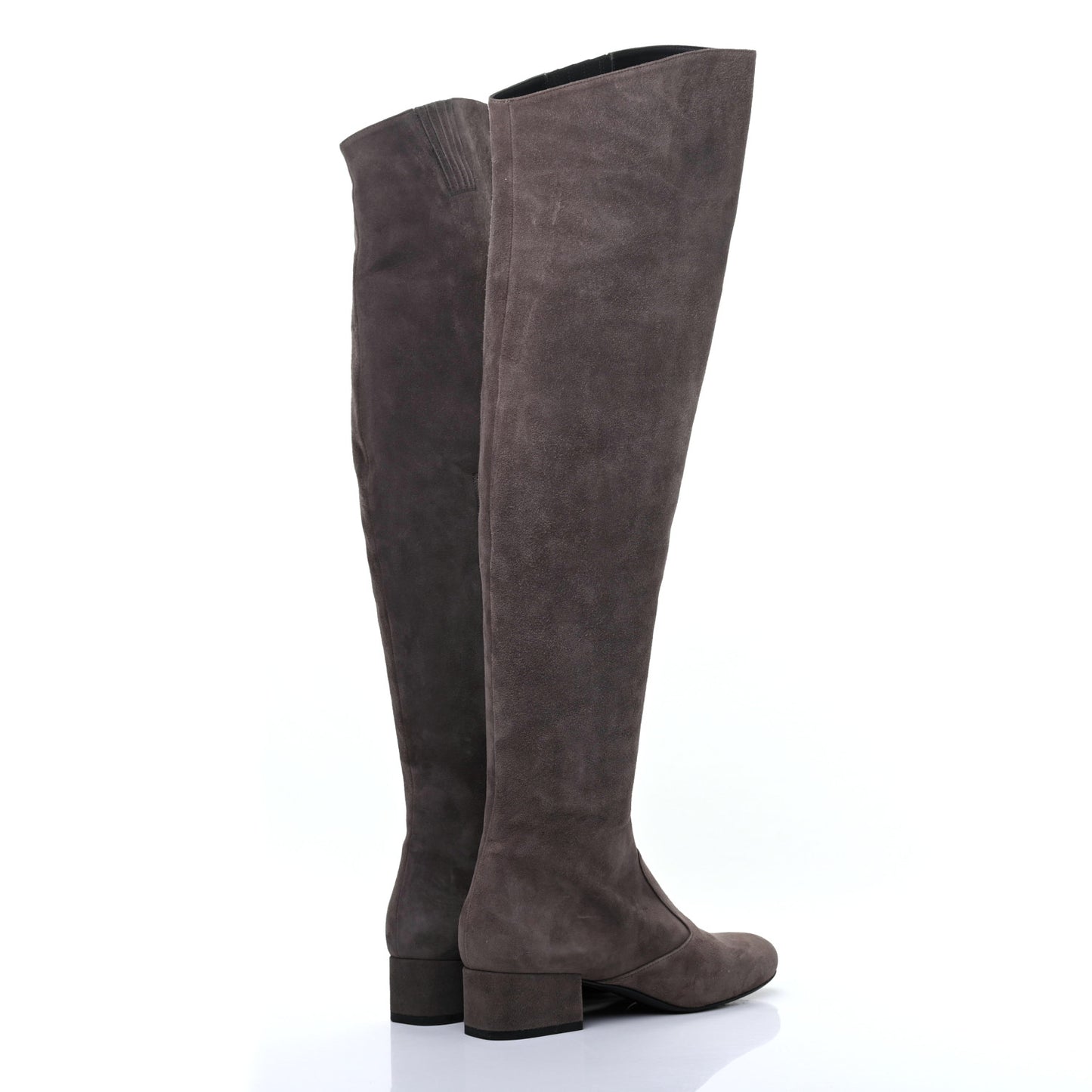 Suede Babies 40 Over The Knee Boots 36 Road Grey