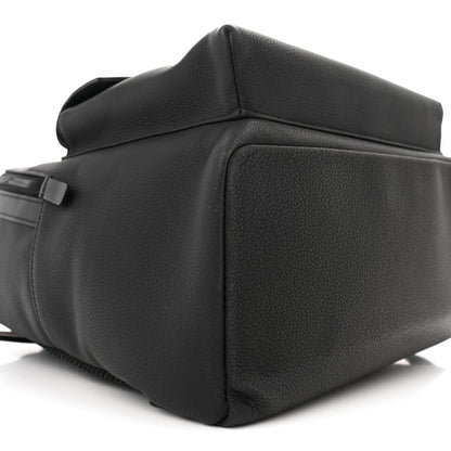 Louis Vuitton Grained Calfskin Aerogram Takeoff Backpack Black 8 of 9