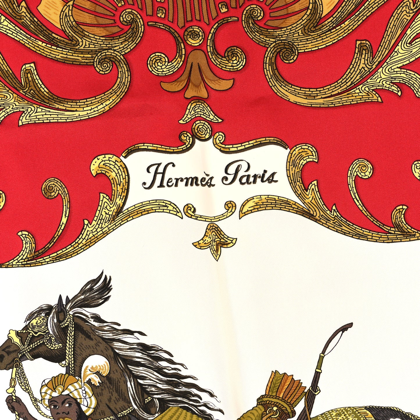 Silk Cheval Turc Scarf 90