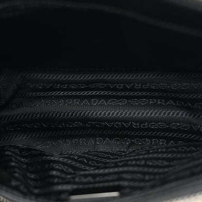 Prada Saffiano Lux Crystal Mini Galleria Double Zip Tote Black 5 of 13