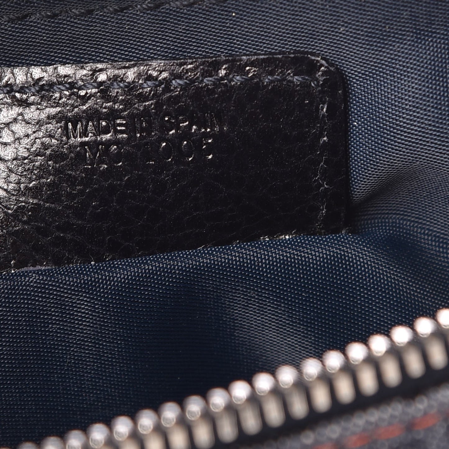 Denim Monogram Mini Saddle Pochette Navy