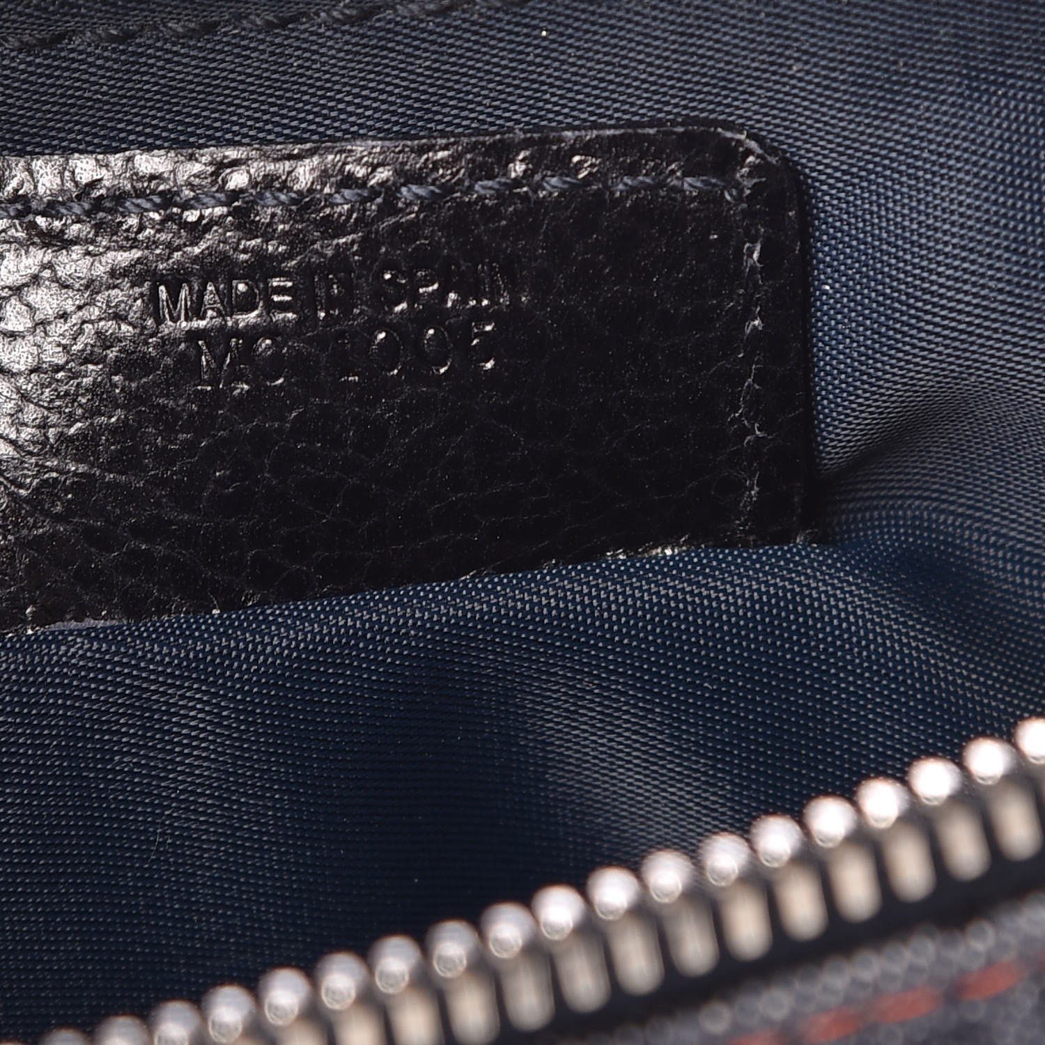 Christian Dior Denim Monogram Mini Saddle Pochette Navy 7 of 8