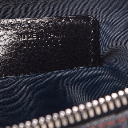 Christian Dior Denim Monogram Mini Saddle Pochette Navy 7 of 8