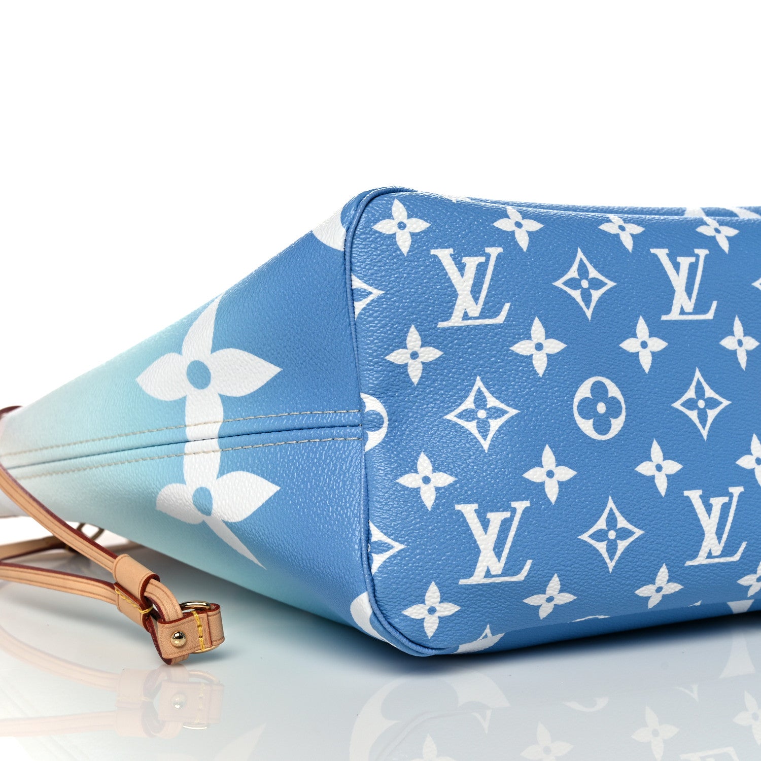 Louis Vuitton Monogram Giant By The Pool Neverfull MM Blue 8 of 10