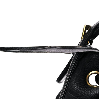 Chanel Caviar Quilted Drawstring Backpack Black 15 of 24