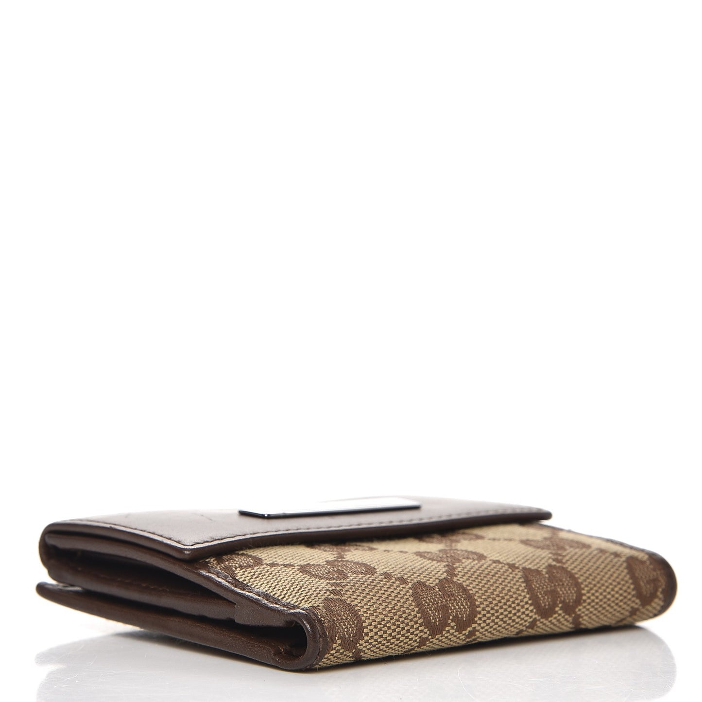 Monogram Compact Wallet Brown