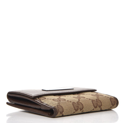 Gucci Monogram Compact Wallet Brown 4 of 7