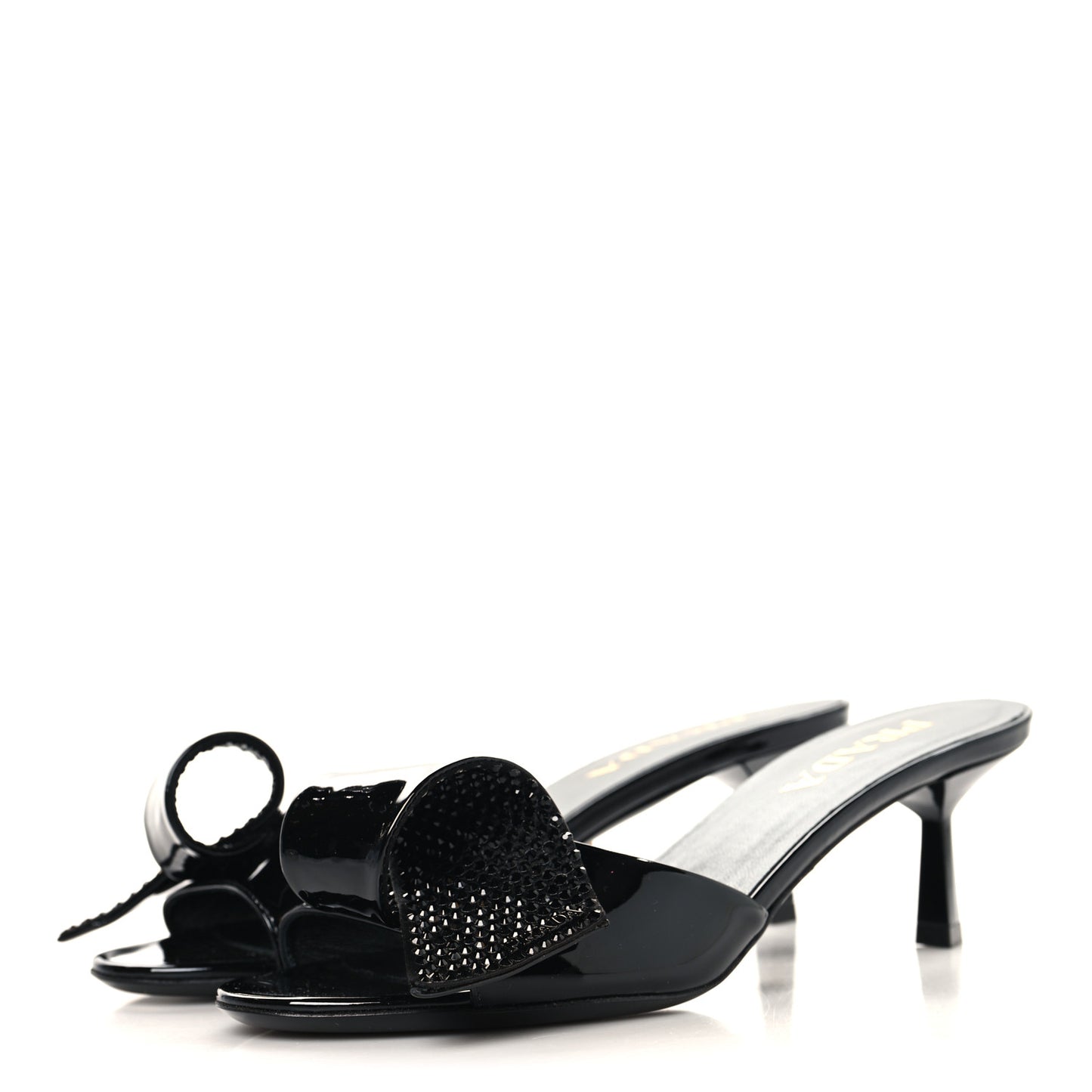 Vernice Crystal Bow Pumps 39 Black