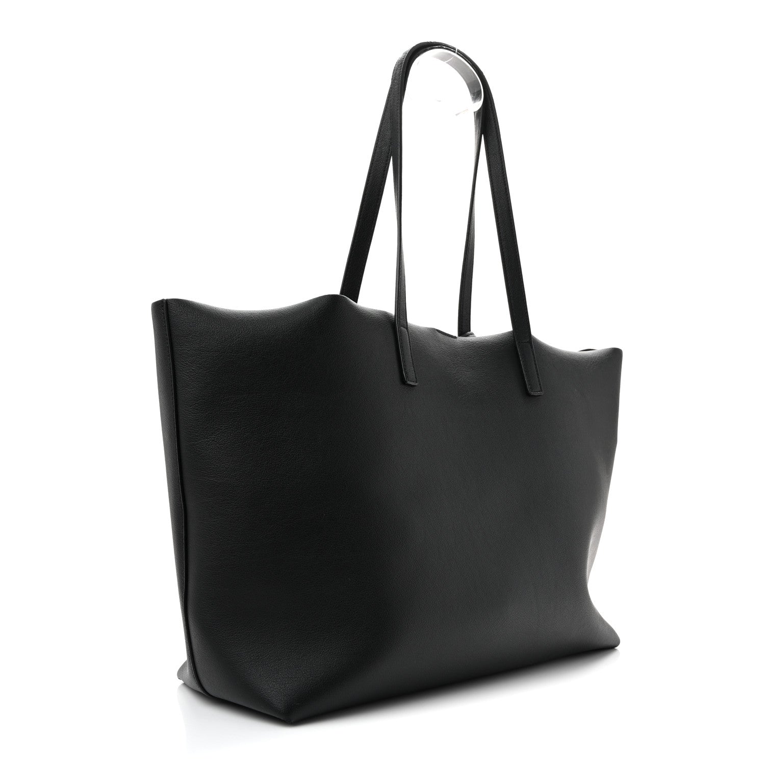Saint Laurent Calfskin Large Shopping Tote Black 4 of 13