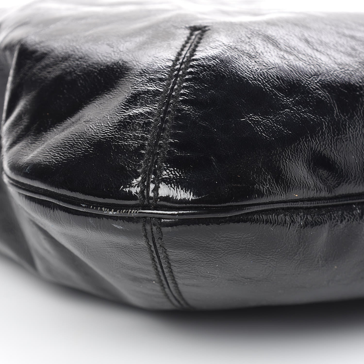 Saint Laurent Patent Tribute Tote Black 9 of 13