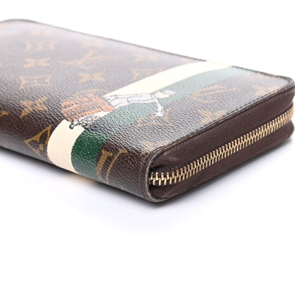 Louis Vuitton Monogram Groom Zippy Organizer Wallet Green 8 of 8