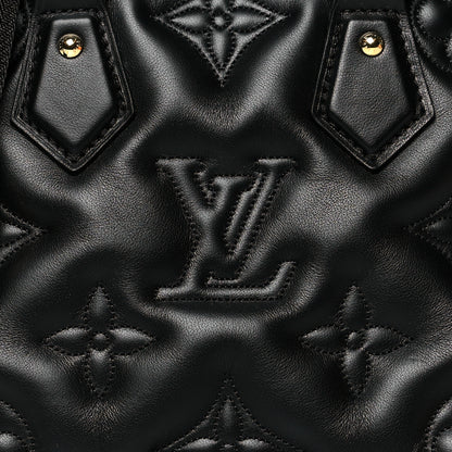 Louis Vuitton Calfskin Bubblegram Alma BB Black 7 of 9