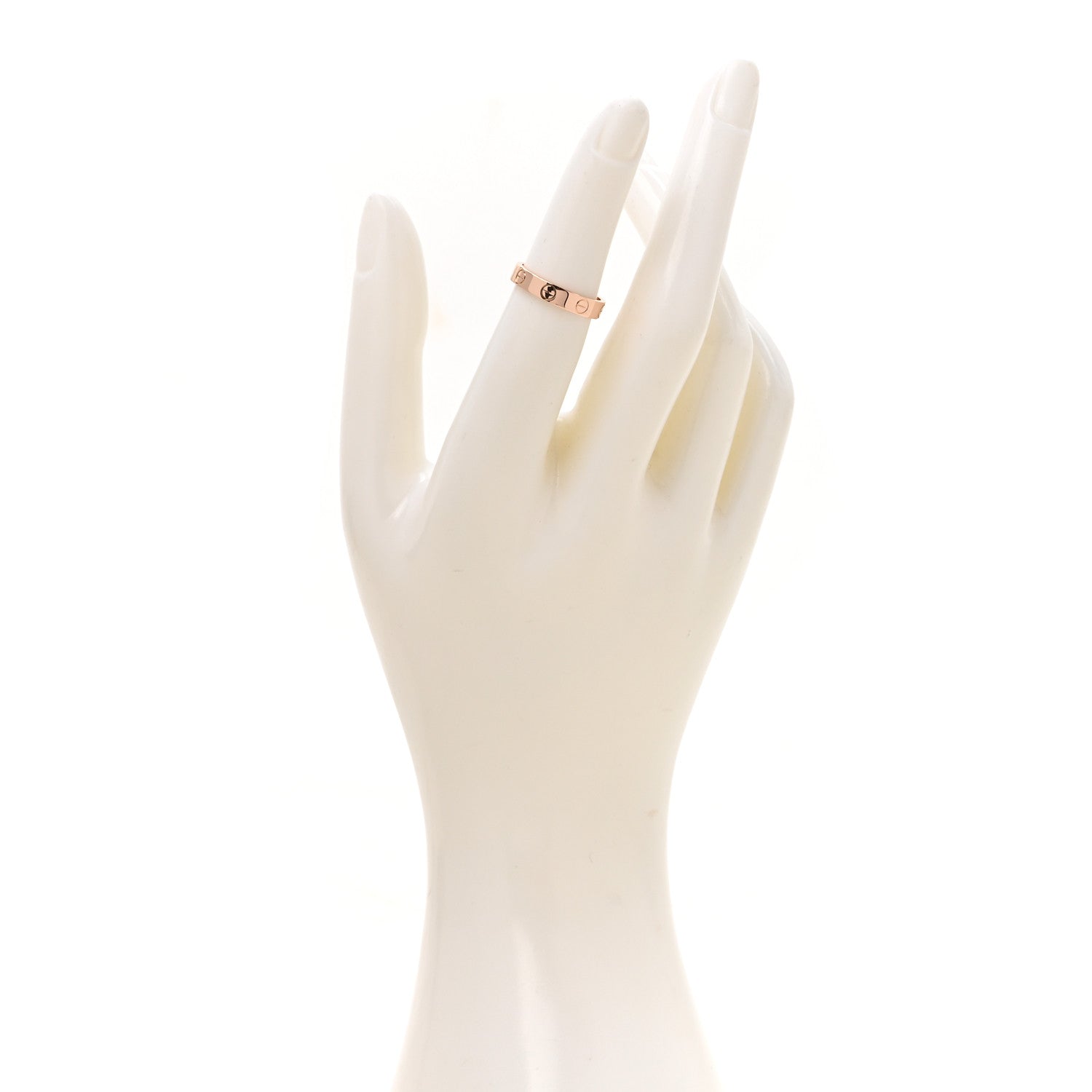 Cartier 18K Pink Gold 3.5mm LOVE Wedding Band Ring 50 5.25 2 of 5