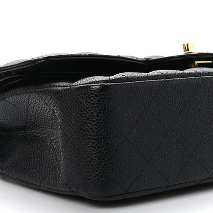 Chanel Caviar Quilted Medium Double Flap Black 7 of 8