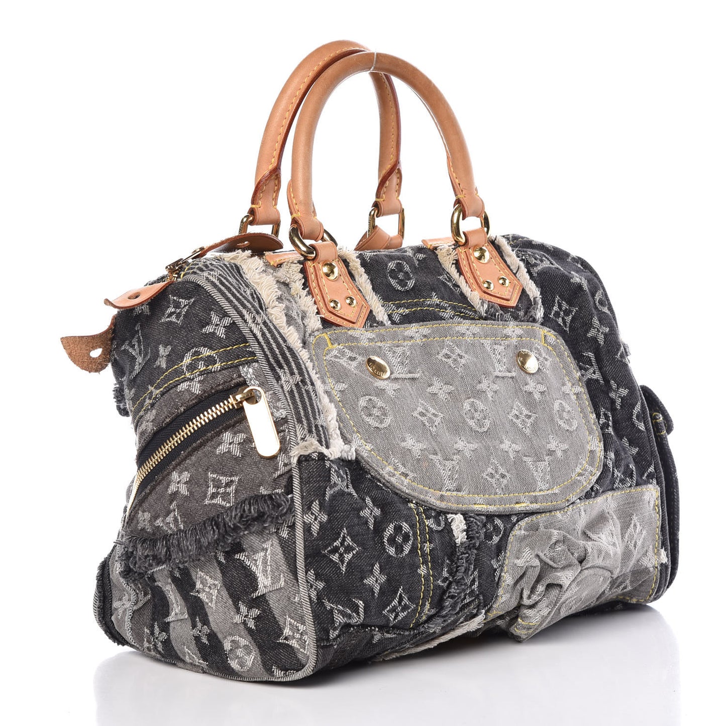 Denim Patchwork Speedy 30 Grey