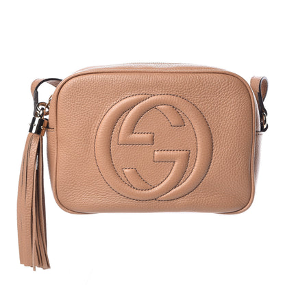 Gucci Pebbled Calfskin Small Soho Disco Bag Camelia 1 of 9