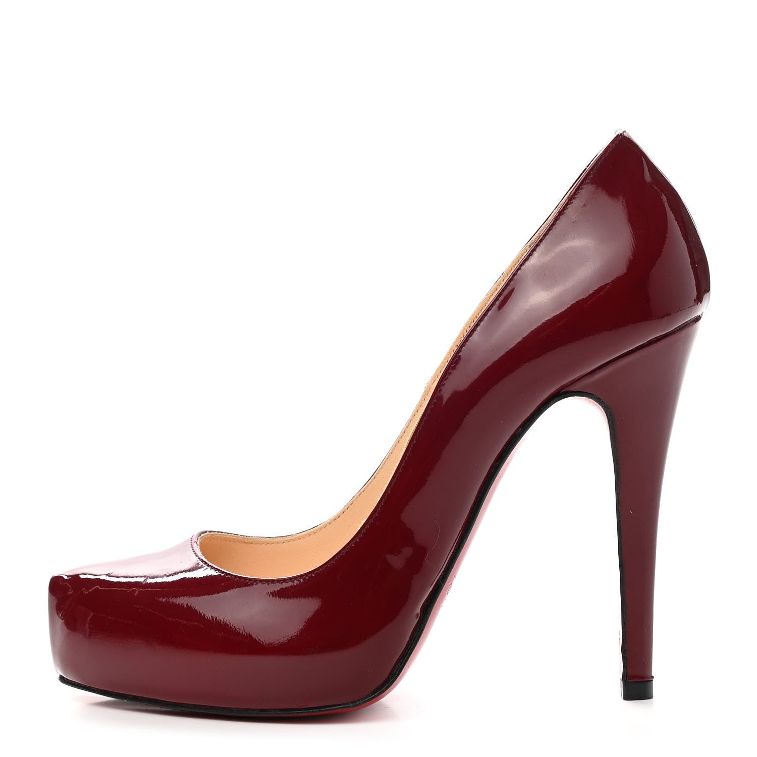 Christian Louboutin Patent 100 Pumps 35.5 Red 1 of 8