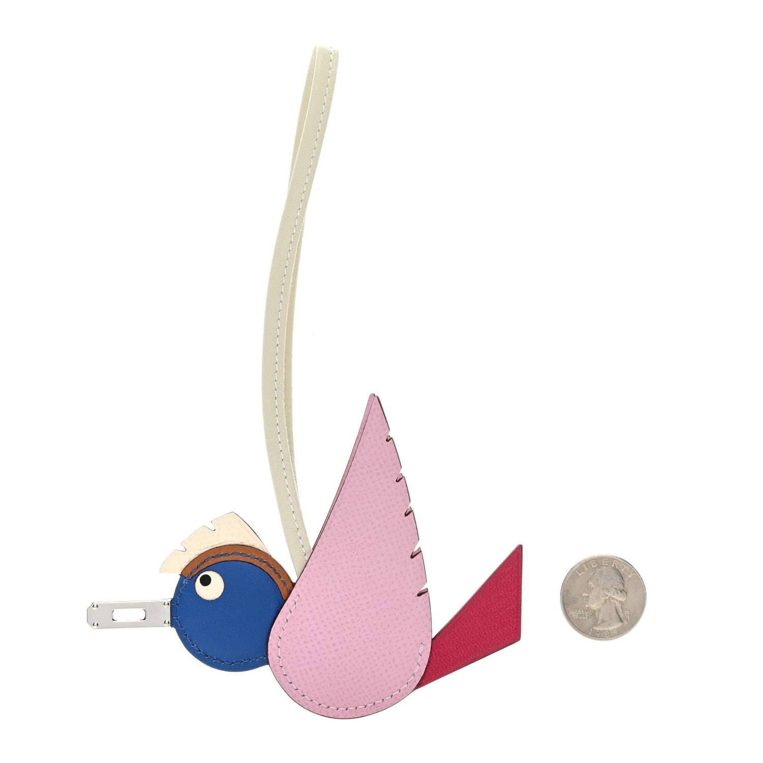 Hermes Epsom Swift Chevre Mysore Birdy Bag Charm Mauve Sylvestre Framboise Bleu Gold Nata Craie 1 of 3