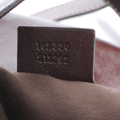 Gucci Leather Medium Britt Bag Dark Brown 7 of 7