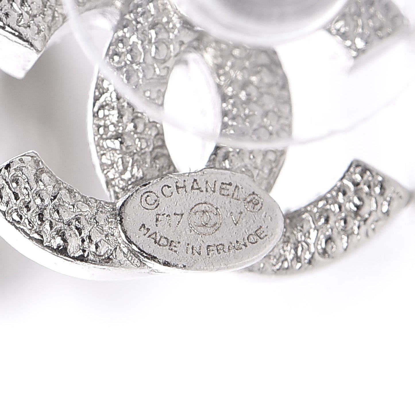 Crystal Mini Timeless CC Earrings Silver