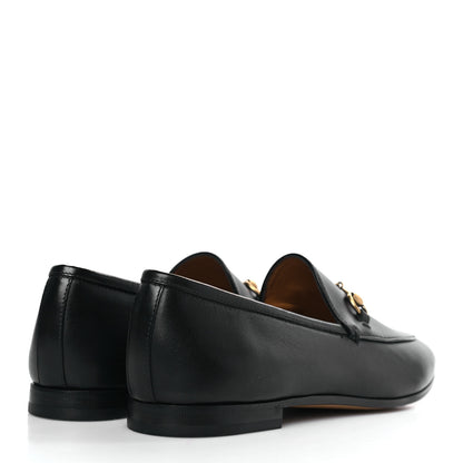 Gucci Calfskin Womens Jordaan Loafers 39.5 Black 4 of 8