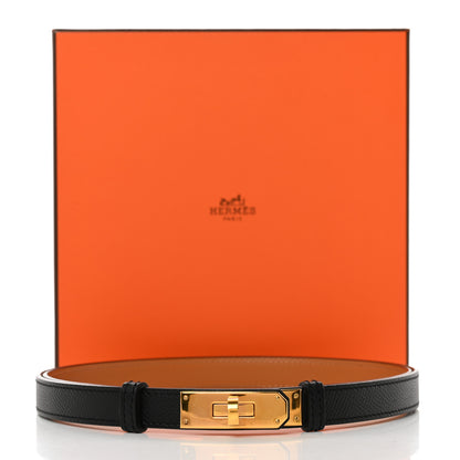 Hermes Epsom Kelly Belt Black 5 of 5