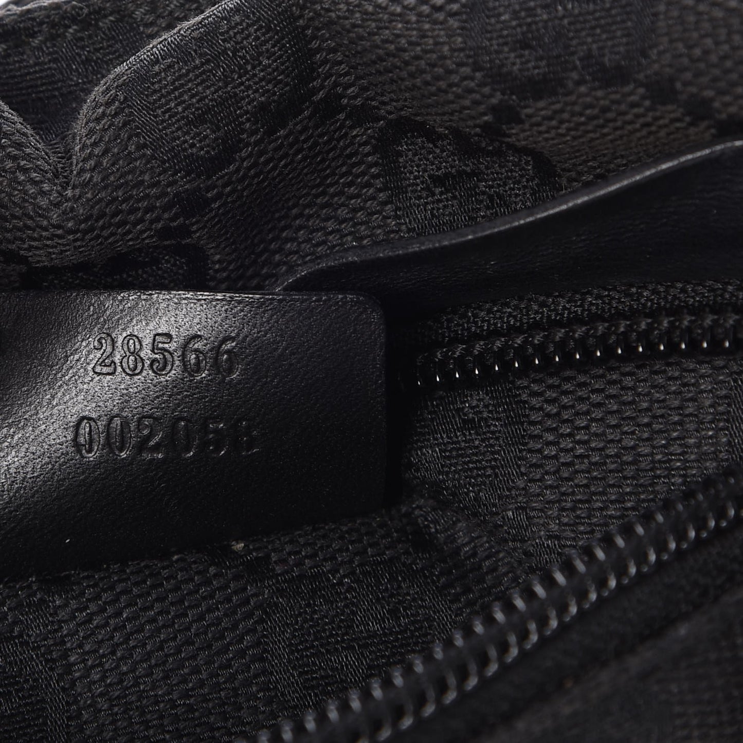 GG Monogram Double Pocket Belt Bag Black