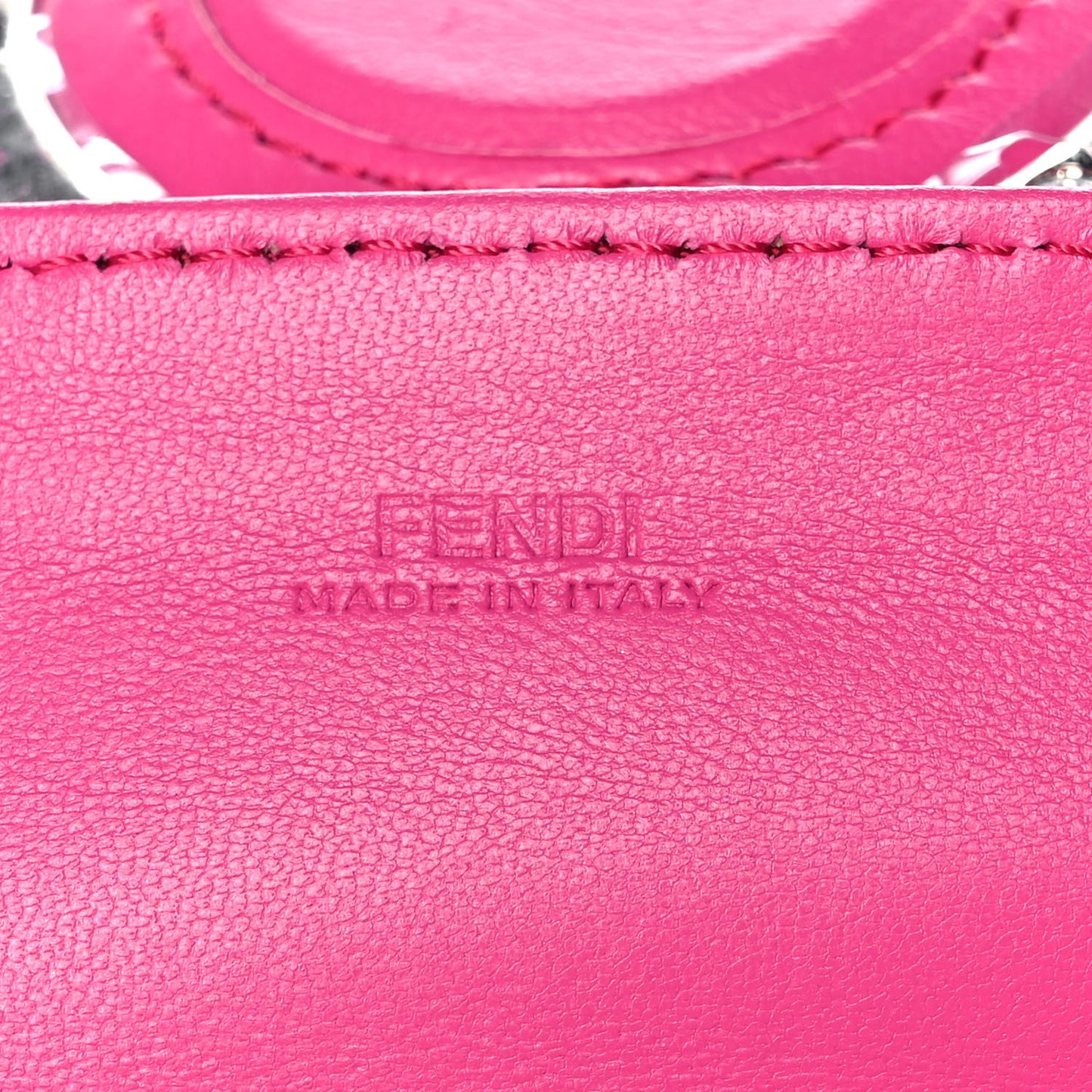 Nappa F is Fendi Fringe Baguette Pink