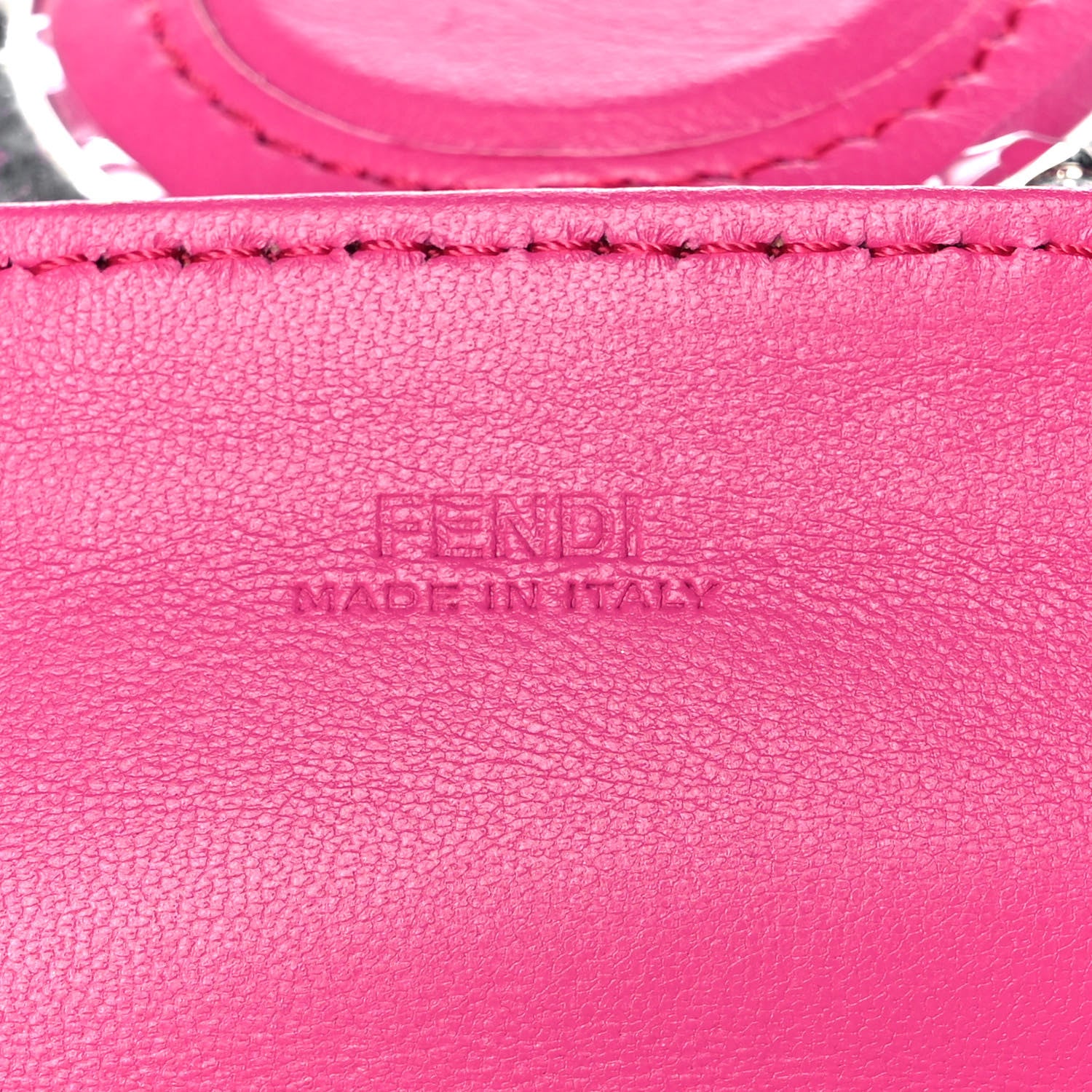 Fendi Nappa F is Fendi Fringe Baguette Pink 6 of 11