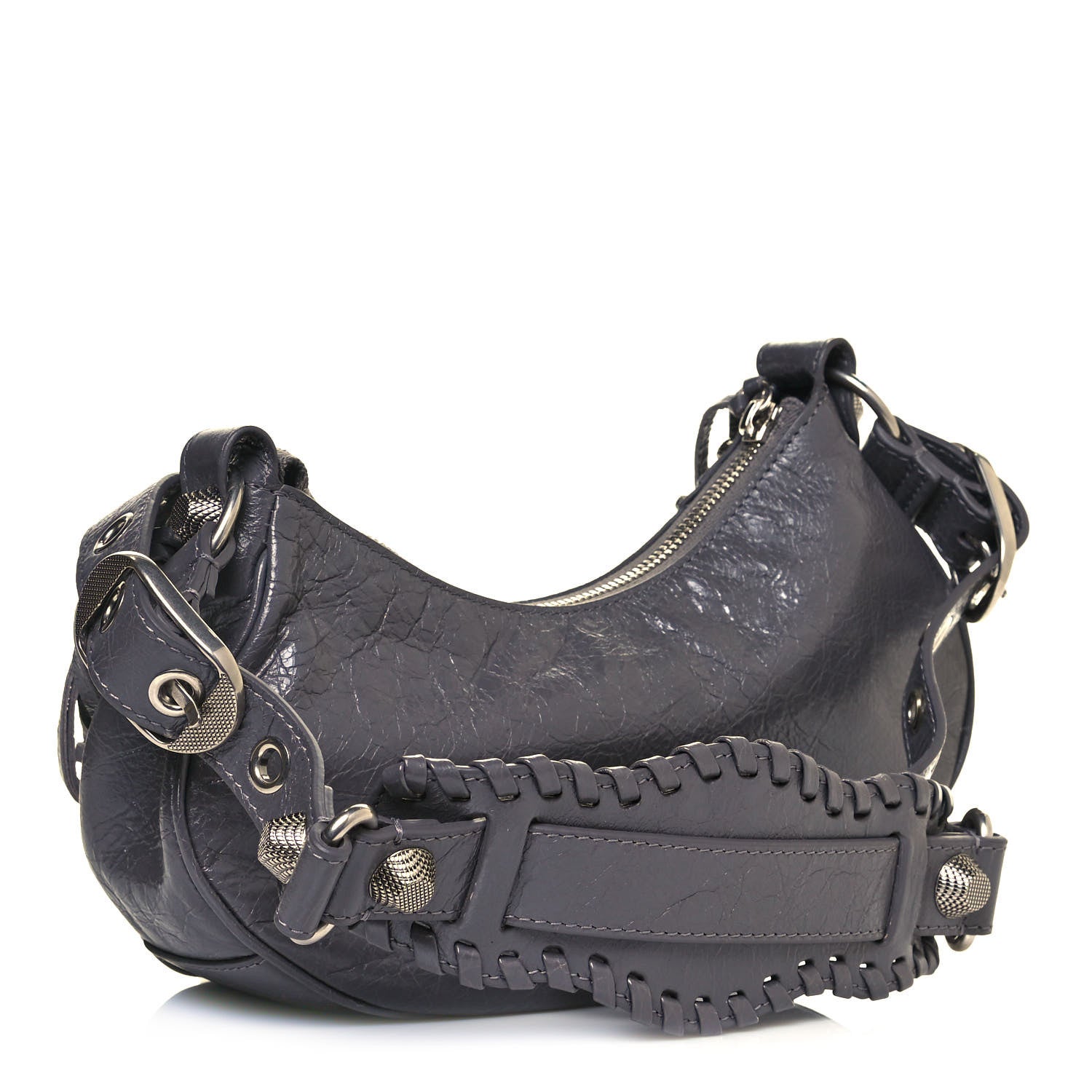 Balenciaga Agneau Arena Le Cagole Shoulder Bag XS Dark Grey 2 of 19