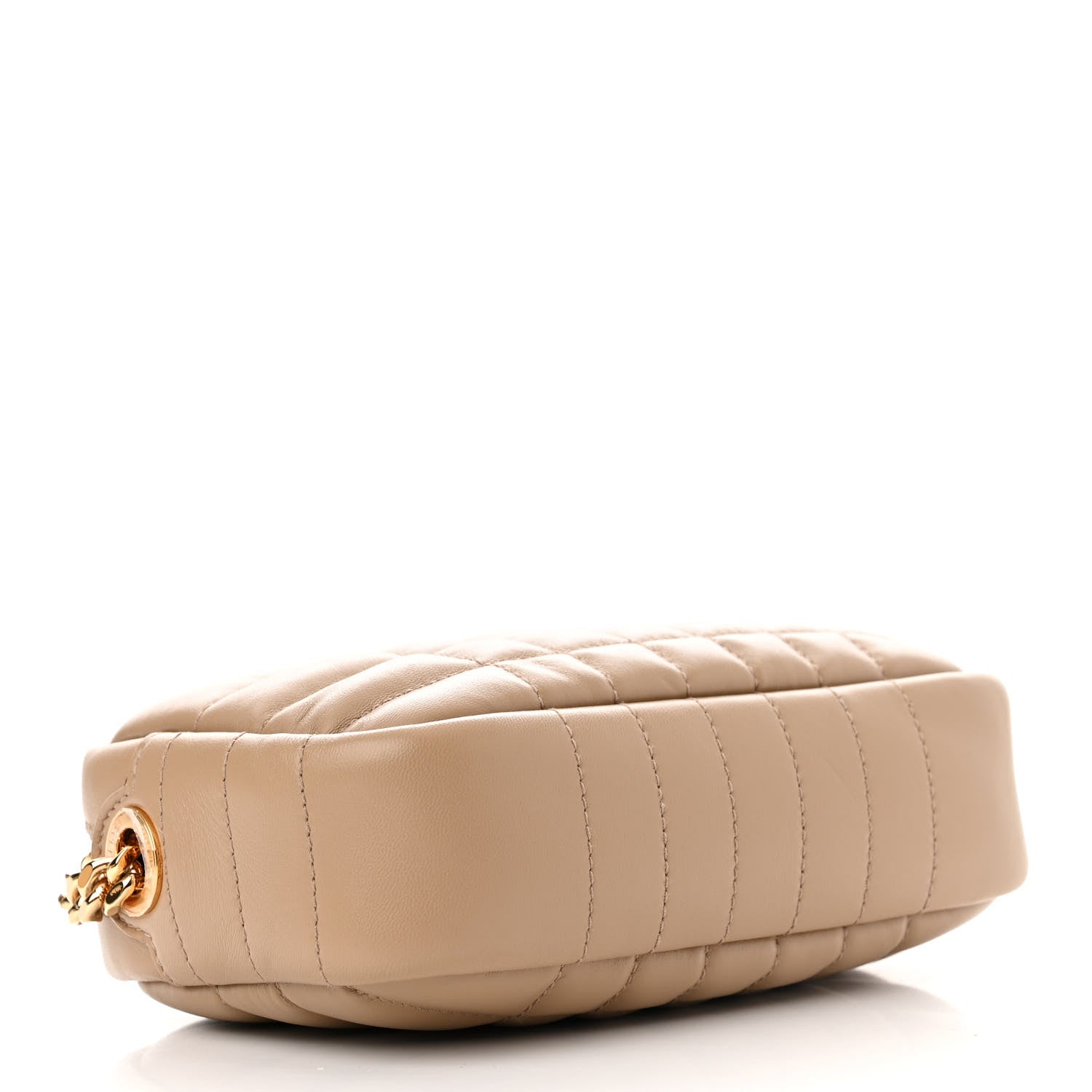 Burberry Lambskin Quilted Mini Lola Camera Bag Oat Beige 4 of 11