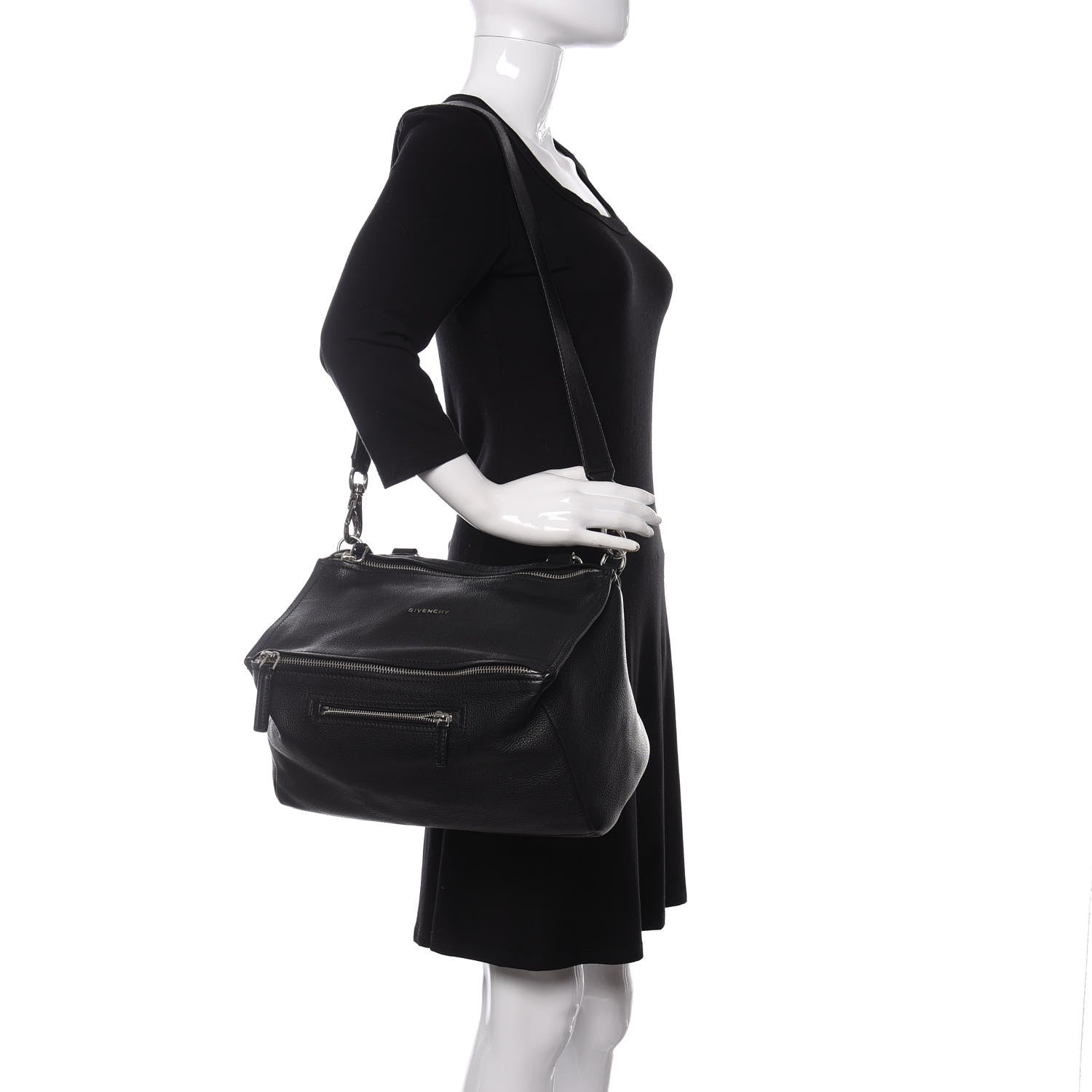 Givenchy Sugar Goatskin Medium Pandora Black 2 of 10