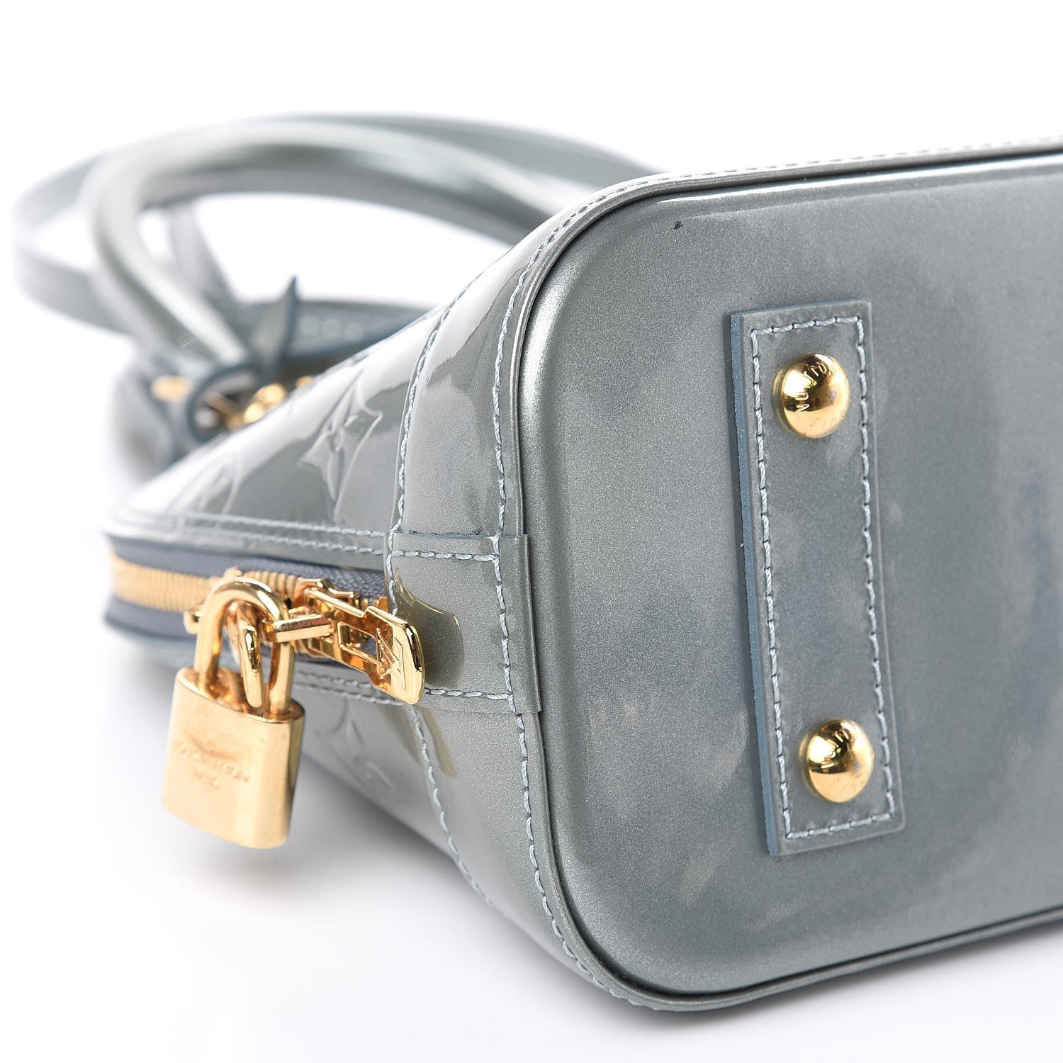 Louis Vuitton Vernis Alma BB Givre 7 of 9