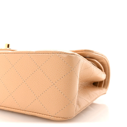 Chanel Caviar Quilted Medium Double Flap Beige 10 of 10