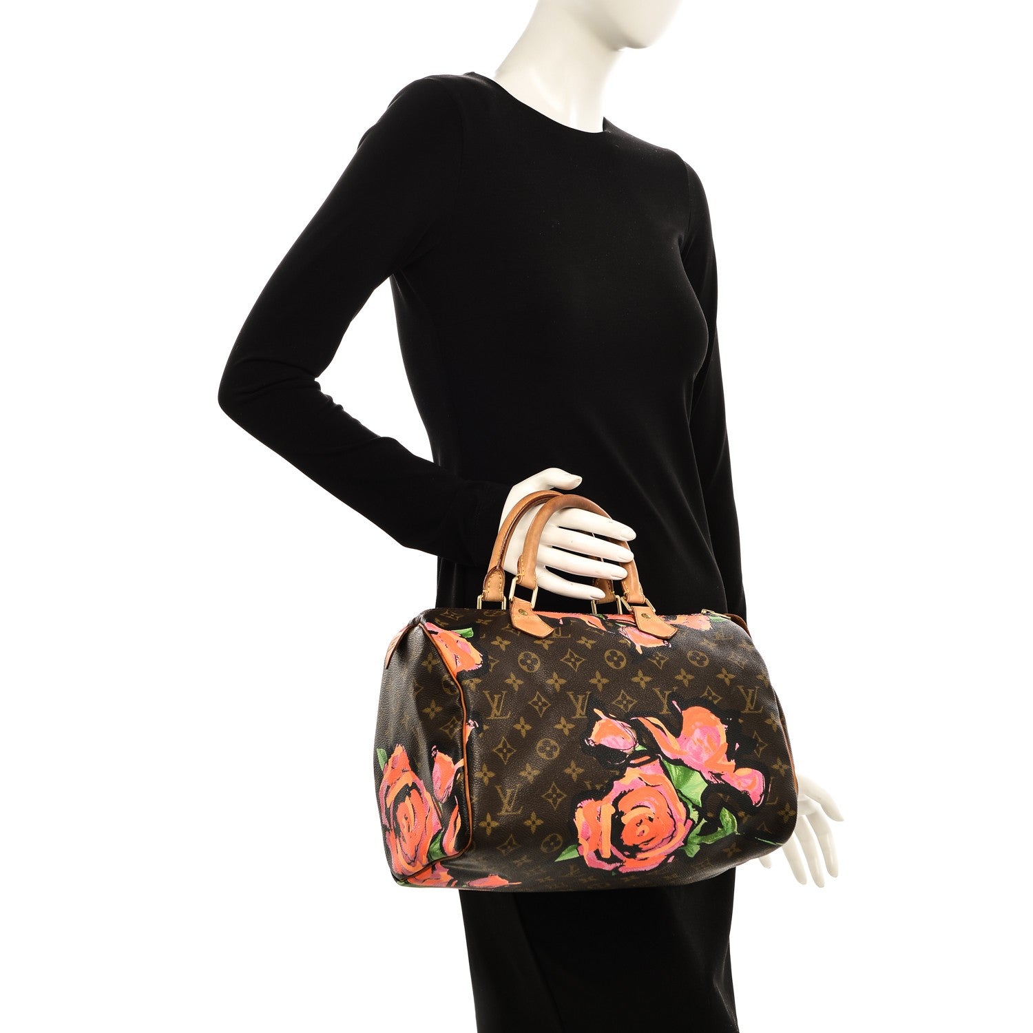 Louis Vuitton Monogram Roses Speedy 30 2 of 8