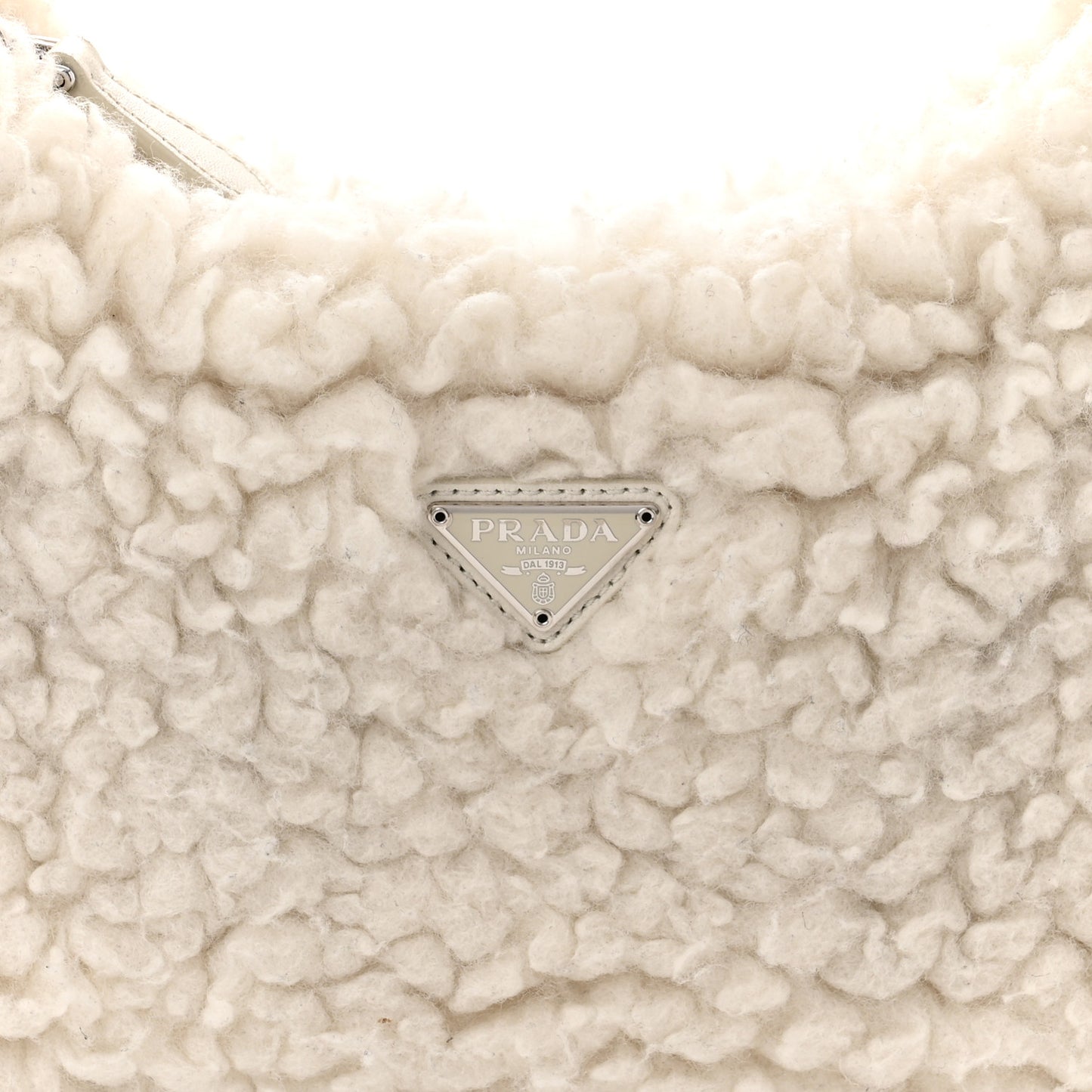 Cashmere Mini Re-Edition 2000 Bag Naturale