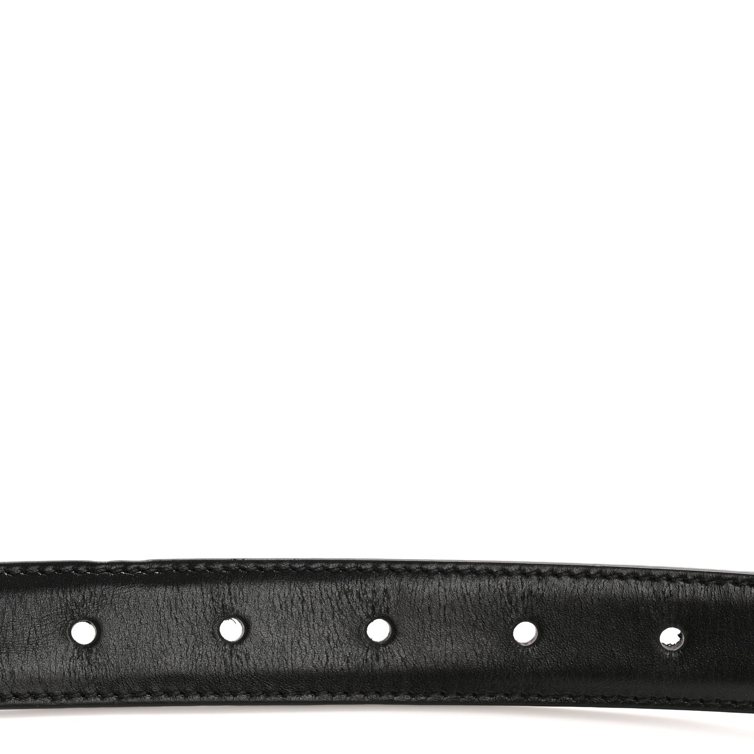 Celine Box Calfskin Medium 25mm Triomphe 75 30 Belt Black 3 of 9
