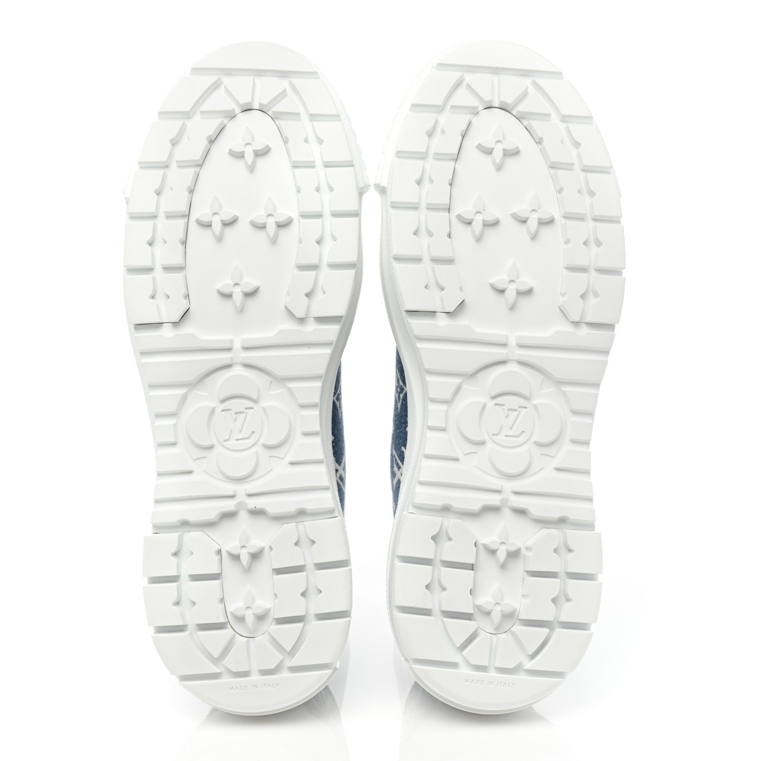 Louis Vuitton Denim Monogram Squad Sneakers 42 Marine 6 of 10