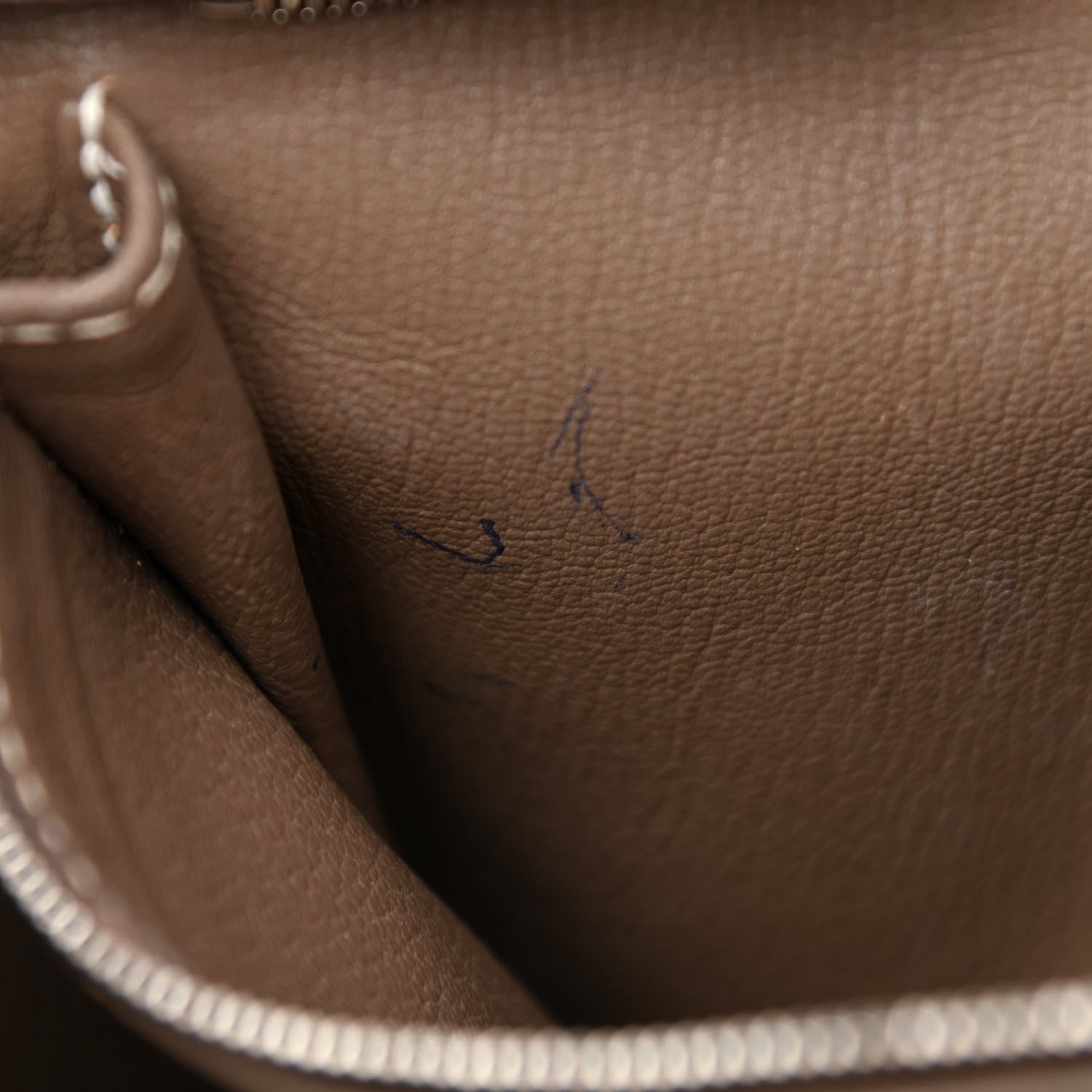 Hermes Taurillon Clemence Birkin 35 Etoupe 12 of 14