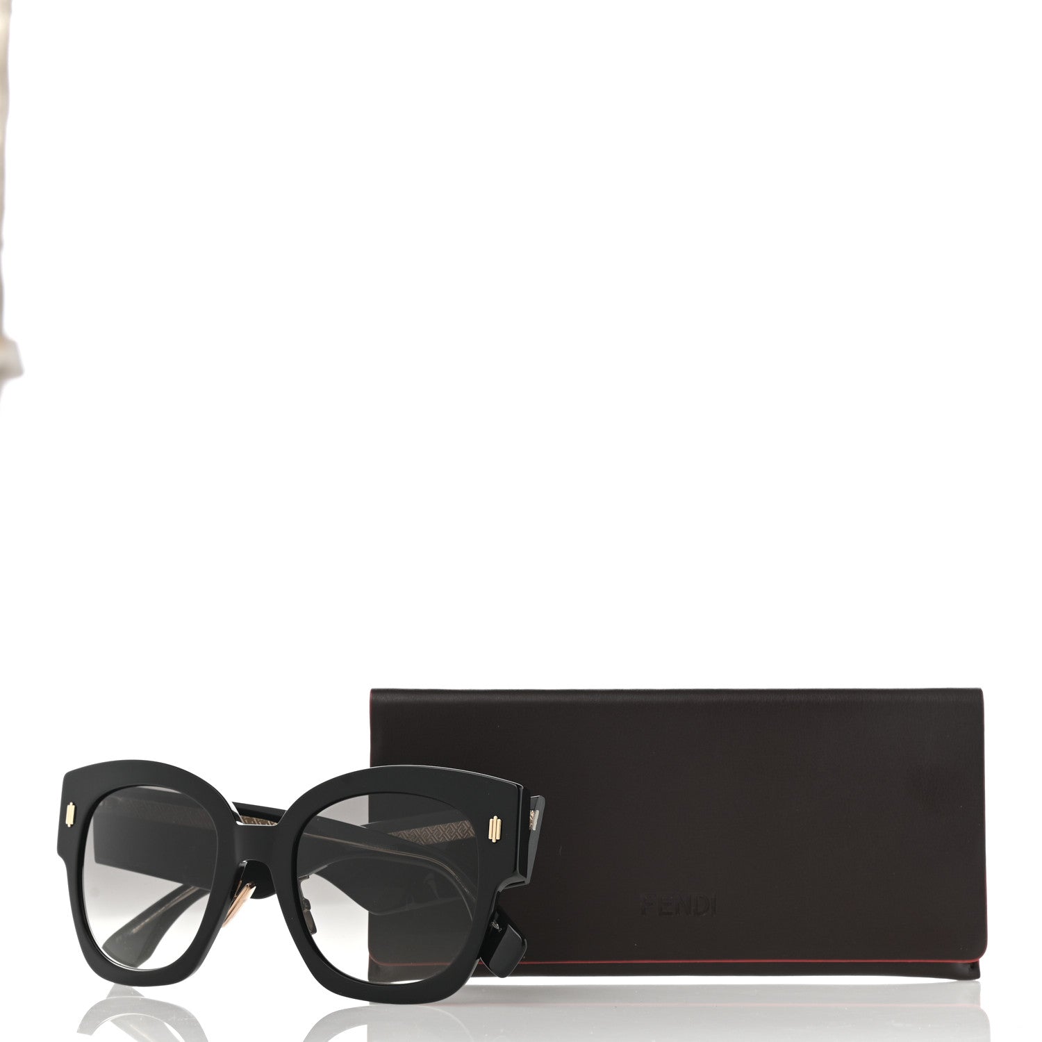 Fendi Acetate Sunglasses FF 0458/G/S Black 8 of 8