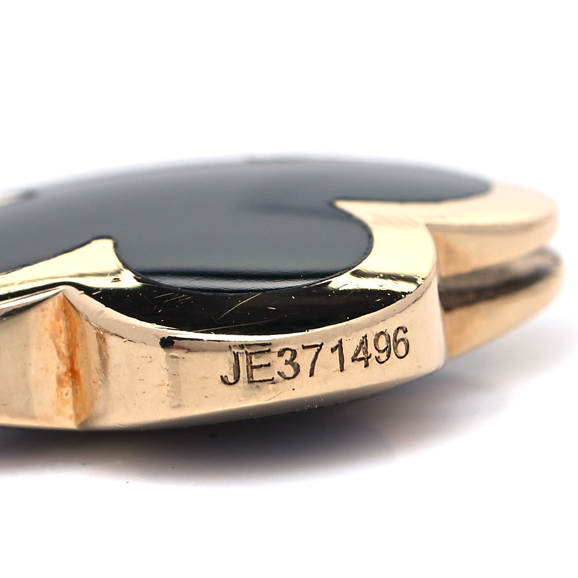 18K Yellow Gold Black Onyx Pure 14 Motifs Alhambra Necklace