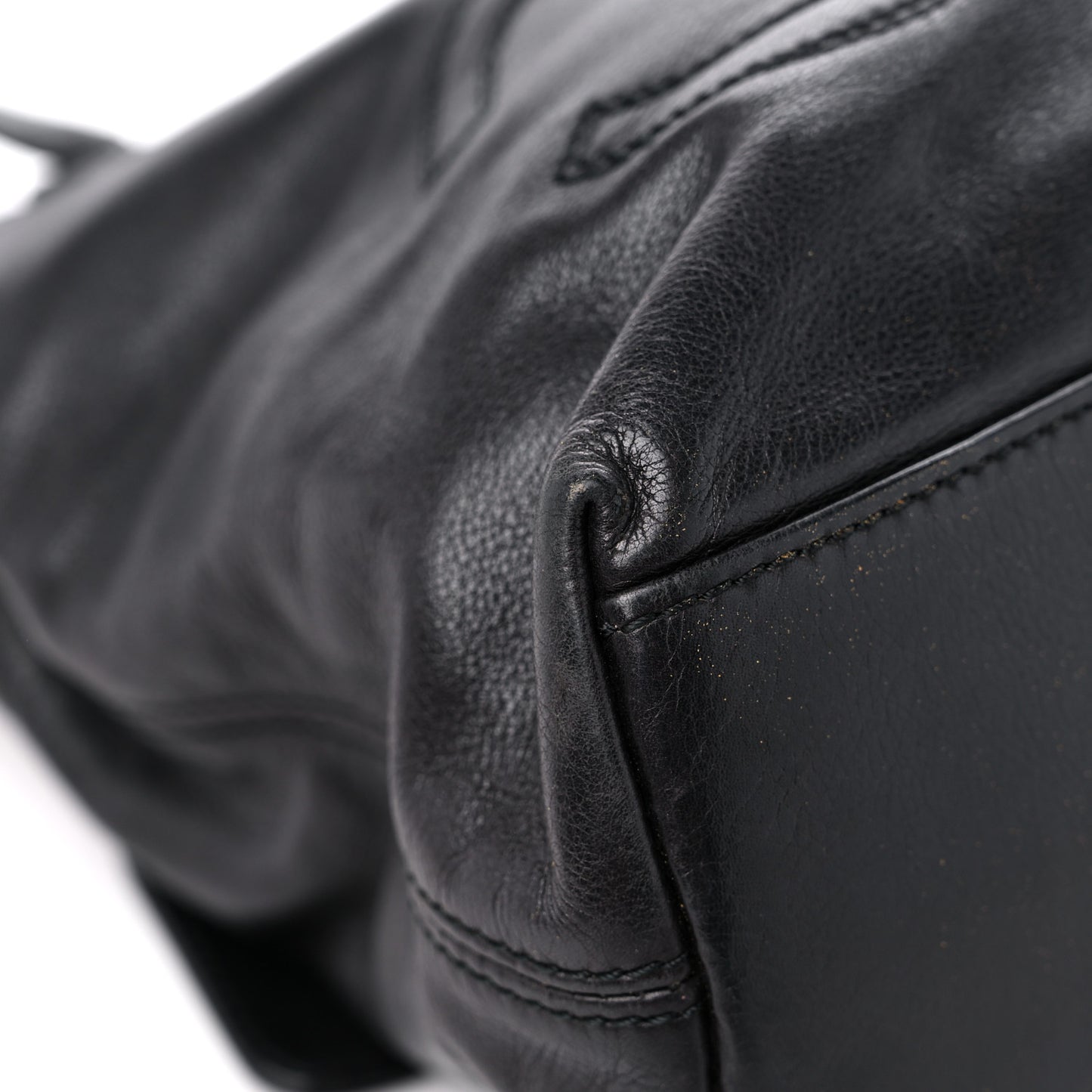 Calfskin CC Shoulder Bag Black