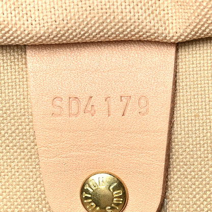 Louis Vuitton Damier Azur Keepall Bandouliere 55 7 of 18