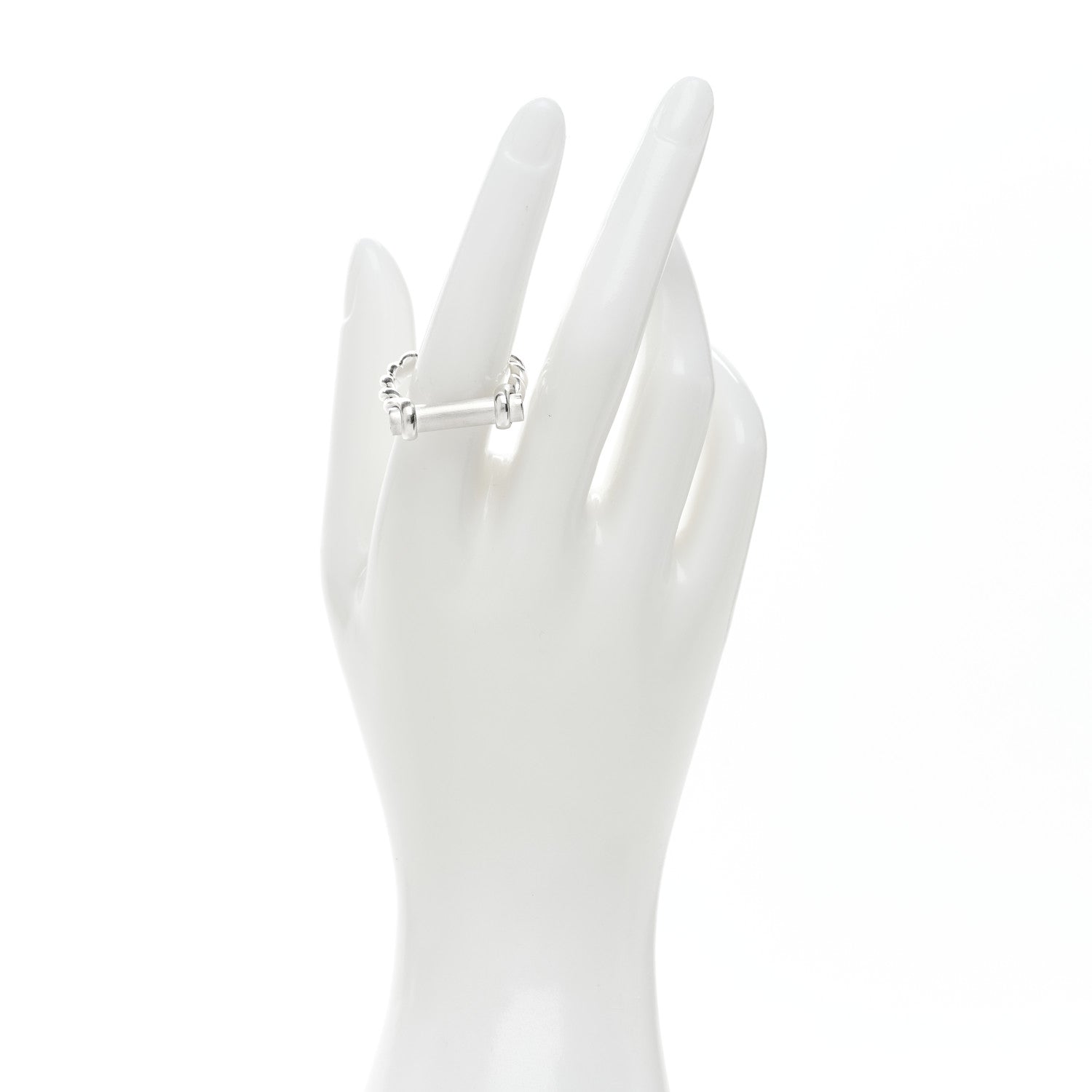 David Yurman Sterling Silver 7mm Maritime Shackle Ring 62 10 2 of 6