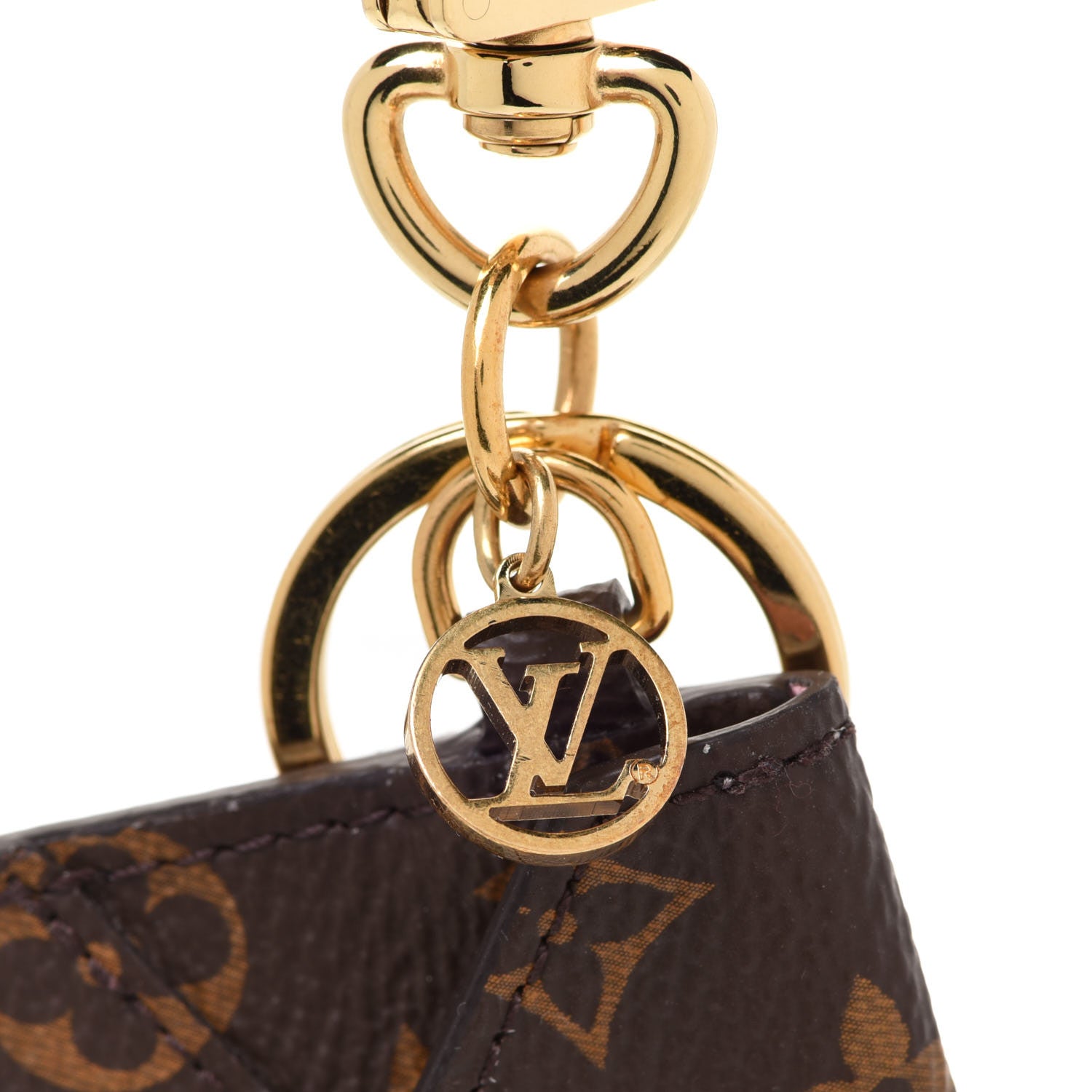 Louis Vuitton Monogram Kirigami Pouch Bag Charm Key Holder 3 of 4