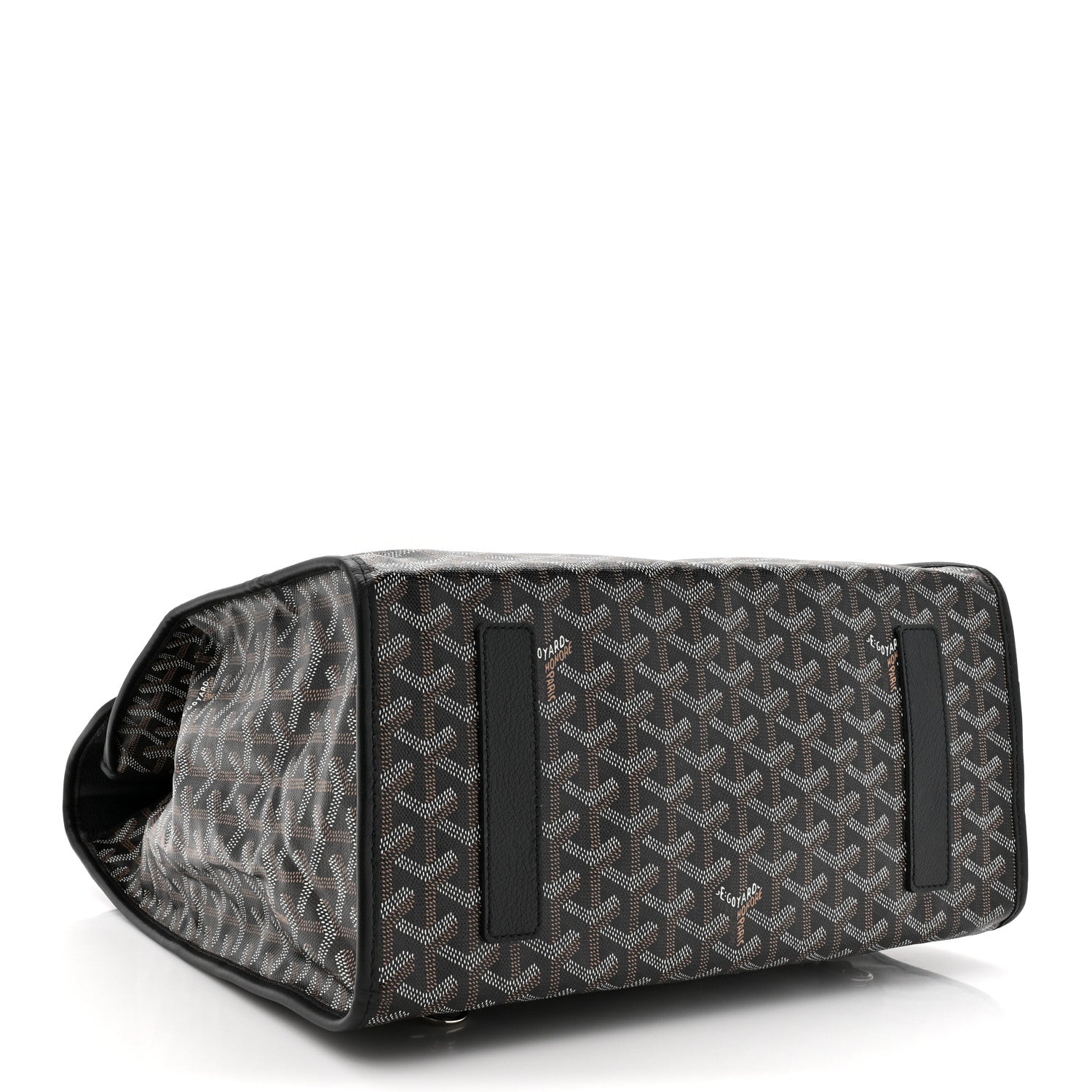 Goyard Goyardine Saint Leger Soft Briefcase Backpack Black 4 of 9