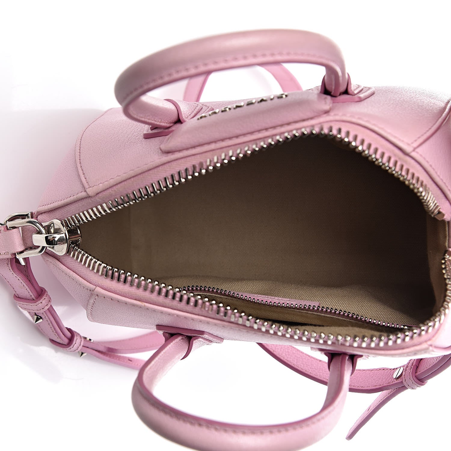 Givenchy Sugar Goatskin Mini Antigona Pale Pink 5 of 16