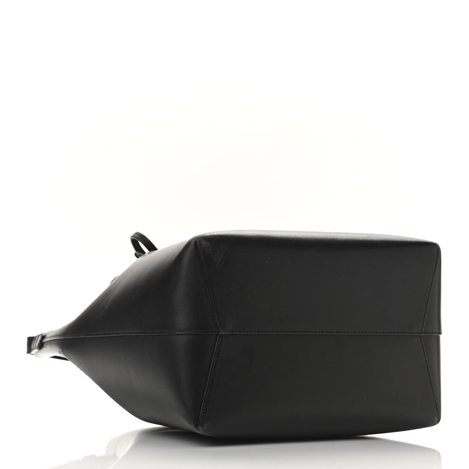 Mansur Gavriel Vegetable Tanned Calfskin Bucket Bag Black Flamma 4 of 16